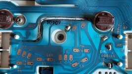 Cluster as recd rear, detail, burned flexi-PCB trace.jpg